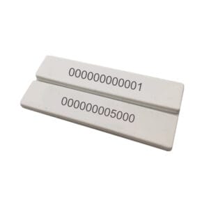 Étiquette de blanchisserie RFID en silicone pour textiles réutilisables
