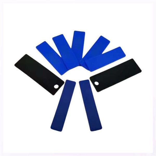 Etiquette de blanchisserie en silicone durable pour le linge d'hôpital