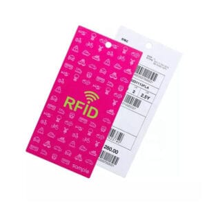 Etiquette de blanchisserie NFC UHF pour le suivi des uniformes (Etiquette de blanchisserie à double fréquence)