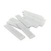 Etiquette de blanchisserie en silicone souple pour textiles commerciaux