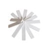 Etiquette de blanchisserie en silicone souple pour textiles commerciaux