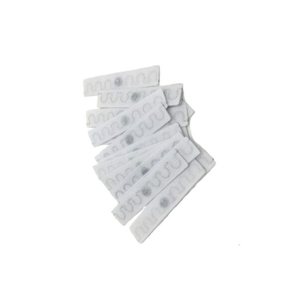 Etiquette de blanchisserie RFID en textile souple pour l'identification des vêtements